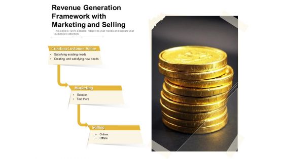 Revenue Generation Framework With Marketing And Selling Ppt PowerPoint Presentation Gallery Objects PDF