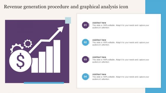 Revenue Generation Procedure And Graphical Analysis Icon Designs PDF