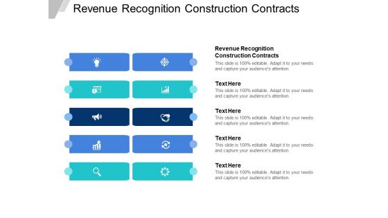 Revenue Recognition Construction Contracts Ppt PowerPoint Presentation Show Tips Cpb