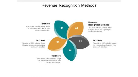 Revenue Recognition Methods Ppt PowerPoint Presentation Show Slides Cpb