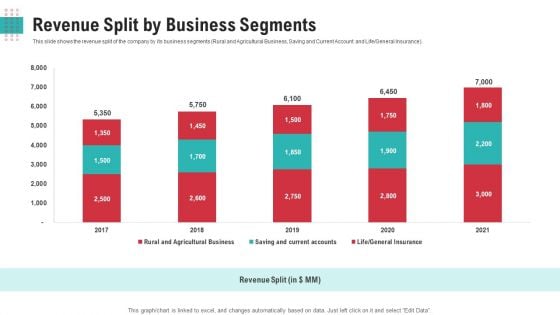Revenue Split By Business Segments Ppt Summary Outfit PDF