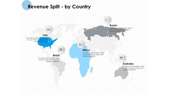 Revenue Split By Country Ppt PowerPoint Presentation Styles Structure