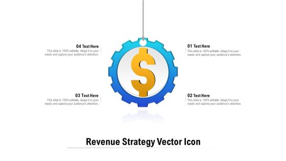 Revenue Strategy Vector Icon Ppt PowerPoint Presentation Pictures Diagrams