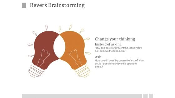 Revers Brainstorming Ppt PowerPoint Presentation Templates