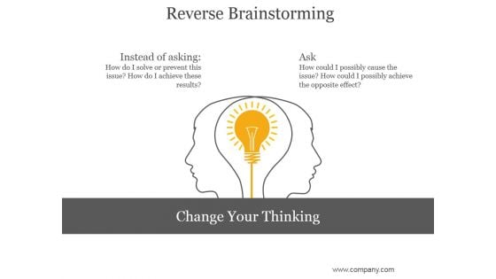 Reverse Brainstorming Ppt PowerPoint Presentation Background Designs