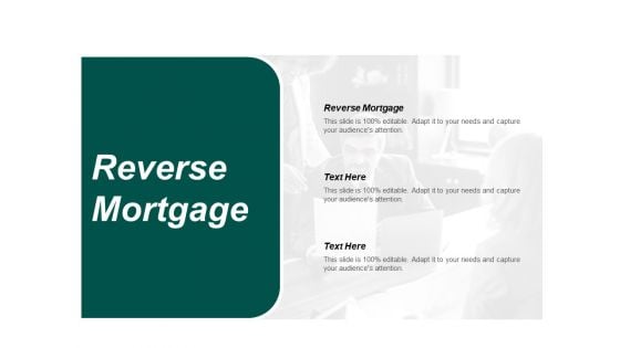 Reverse Mortgage Ppt PowerPoint Presentation Professional Images Cpb