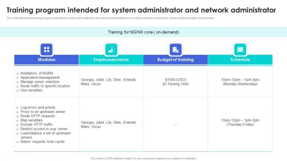 Reverse Proxy Web Server Training Program Intended For System Administrator Sample PDF