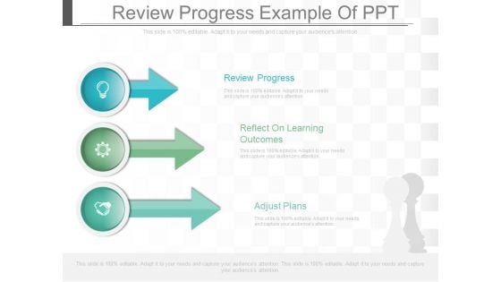 Review Progress Example Of Ppt