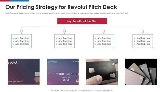 Revolut Capital Funding Our Pricing Strategy For Revolut Pitch Deck Ppt Outline Designs Download PDF