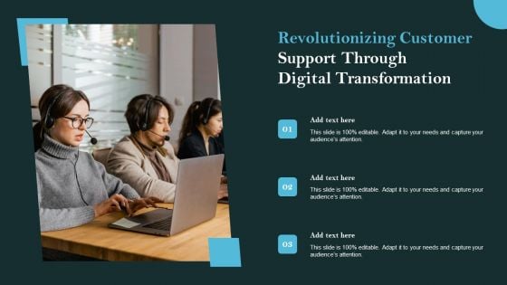 Revolutionizing Customer Support Through Digital Transformation Topics PDF