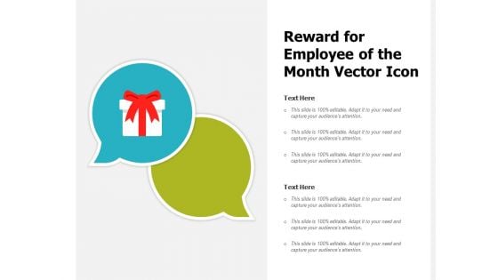 Reward For Employee Of The Month Vector Icon Ppt PowerPoint Presentation Gallery Summary PDF