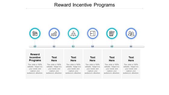 Reward Incentive Programs Ppt PowerPoint Presentation Show Guidelines Cpb