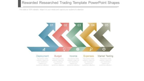 Rewarded Researched Trading Template Powerpoint Shapes