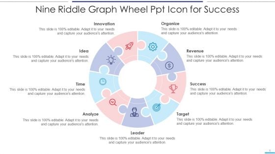 Riddle Graph Wheel Ppt Icon Ppt PowerPoint Presentation Complete With Slides