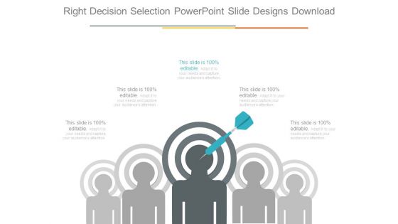 Right Decision Selection Powerpoint Slide Designs Download