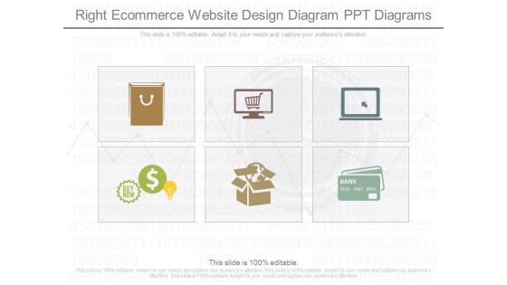 Right Ecommerce Website Design Diagram Ppt Diagrams