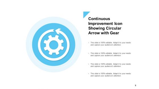 Rigorous Enhancement Icon Circular Gear Ppt PowerPoint Presentation Complete Deck