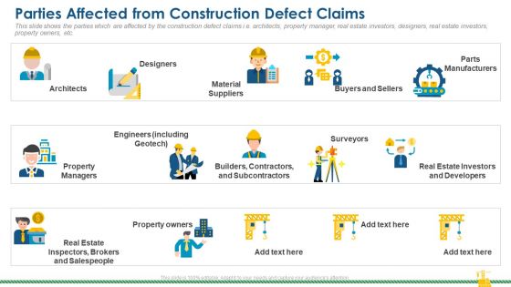 Rising Construction Defect Claims Against The Corporation Parties Affected From Construction Defect Claims Demonstration PDF
