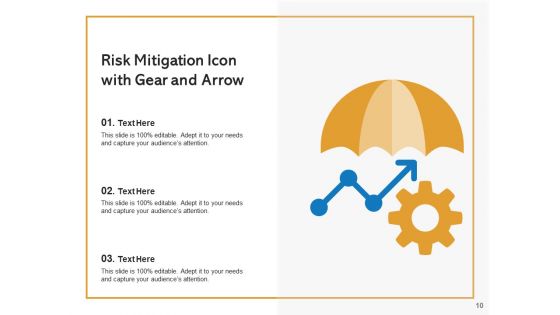 Risk Alleviation Icon Gear Circular Ppt PowerPoint Presentation Complete Deck With Slides