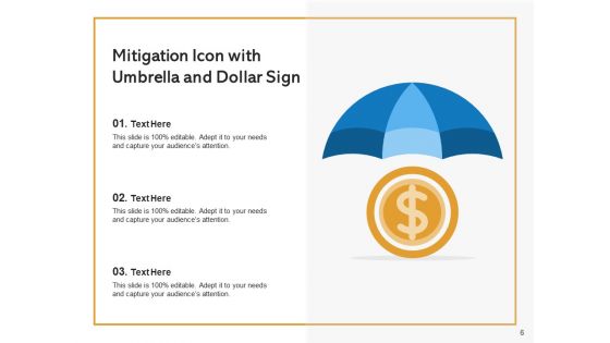 Risk Alleviation Icon Gear Circular Ppt PowerPoint Presentation Complete Deck With Slides