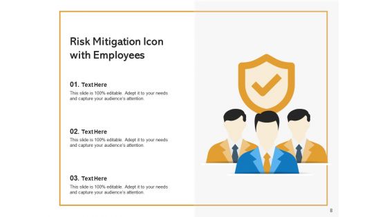 Risk Alleviation Icon Gear Circular Ppt PowerPoint Presentation Complete Deck With Slides