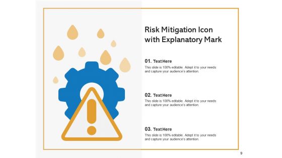 Risk Alleviation Icon Gear Circular Ppt PowerPoint Presentation Complete Deck With Slides