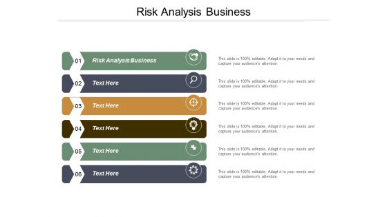 Risk Analysis Business Ppt PowerPoint Presentation Icon Deck