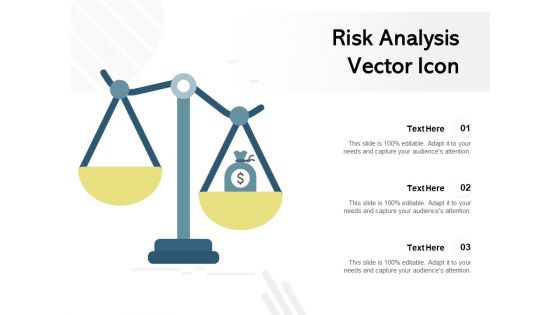 Risk Analysis Vector Icon Ppt PowerPoint Presentation Pictures Infographic Template PDF
