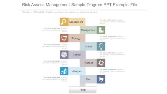 Risk Assess Management Sample Diagram Ppt Example File