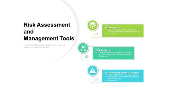 Risk Assessment And Management Tools Ppt PowerPoint Presentation Gallery Background Designs PDF