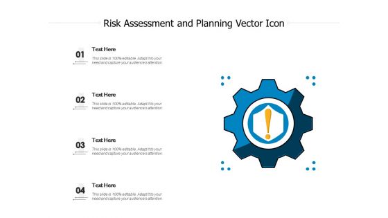 Risk Assessment And Planning Vector Icon Ppt PowerPoint Presentation Icon Rules PDF