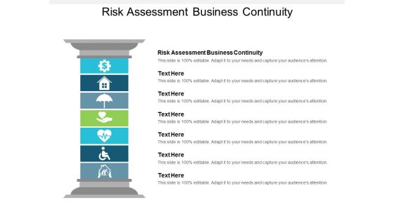 Risk Assessment Business Continuity Ppt Powerpoint Presentation Model Layouts Cpb