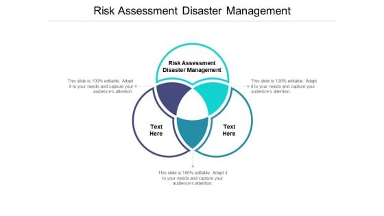 Risk Assessment Disaster Management Ppt PowerPoint Presentation Pictures Influencers Cpb