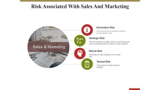 Risk Associated With Sales And Marketing Ppt PowerPoint Presentation Summary Picture