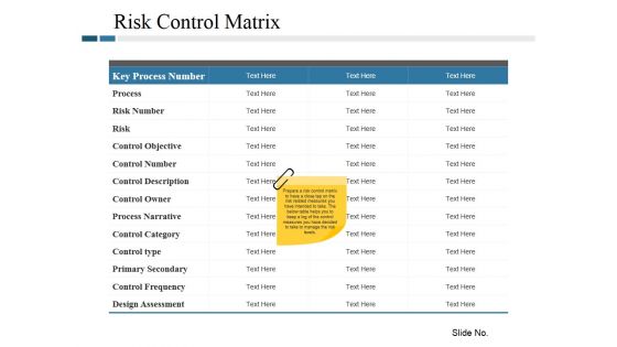 Risk Control Matrix Ppt PowerPoint Presentation Gallery Background Images