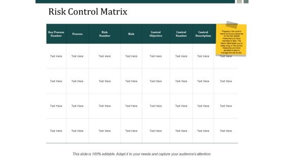 Risk Control Matrix Ppt Powerpoint Presentation Inspiration Background Image Ppt Powerpoint Presentation Inspiration Templates