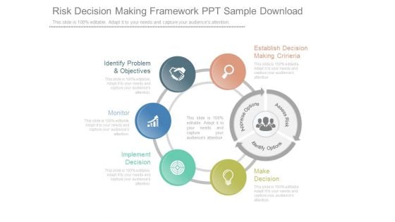 Risk Decision Making Framework Ppt Sample Download