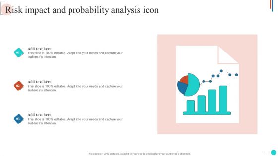 Risk Impact And Probability Analysis Icon Structure PDF