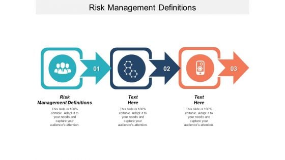 Risk Management Definitions Ppt PowerPoint Presentation Styles Inspiration