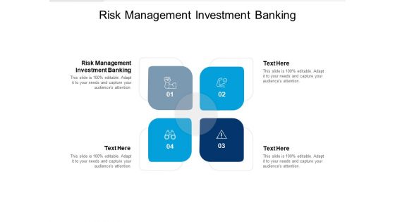 Risk Management Investment Banking Ppt PowerPoint Presentation Sample Cpb