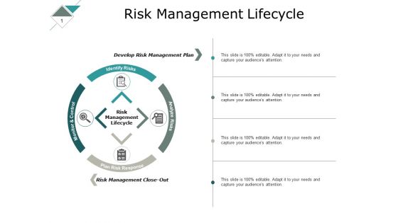 Risk Management Lifecycle Ppt PowerPoint Presentation Ideas Graphic Tips