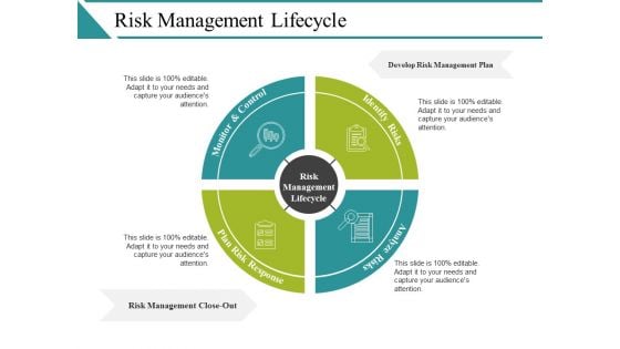 Risk Management Lifecycle Ppt PowerPoint Presentation Summary Mockup