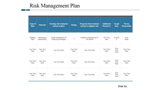 Risk Management Plan Template 1 Ppt PowerPoint Presentation Portfolio Slides Risk Management Plan Template 1 Ppt PowerPoint Presentation Portfolio Slides