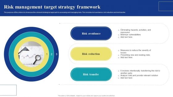 Risk Management Target Strategy Framework Diagrams PDF