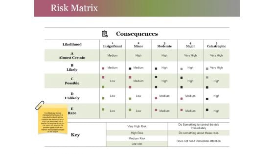 Risk Matrix Ppt PowerPoint Presentation Professional Ideas