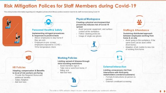 Risk Mitigation Polices For Staff Members During Covid 19 Summary PDF