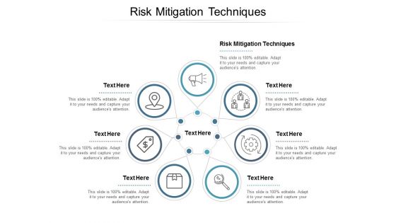 Risk Mitigation Techniques Ppt PowerPoint Presentation Gallery Background Cpb