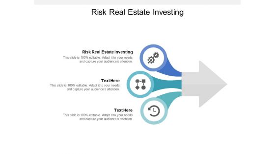 Risk Real Estate Investing Ppt PowerPoint Presentation Outline Layout Cpb Pdf