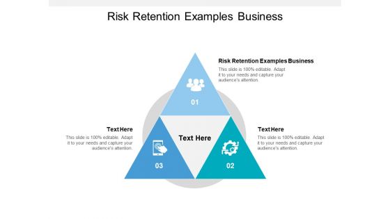 Risk Retention Examples Business Ppt PowerPoint Presentation Show Graphic Tips Cpb