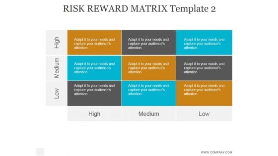 Risk Reward Matrix Template 2 Ppt PowerPoint Presentation Examples